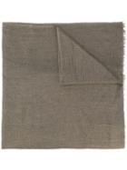 Brunello Cucinelli - Fringed Knitted Scarf - Women - Silk/polyamide/cashmere/alpaca - One Size, Green, Silk/polyamide/cashmere/alpaca