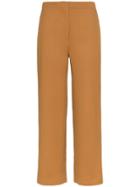 Roksanda Petra Wool Blend Trousers - Brown