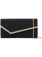 Jimmy Choo Emmie Glittered Clutch - Black