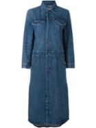 Helmut Lang Denim Coat, Women's, Size: Small, Blue, Cotton