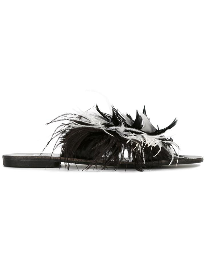Gia Couture Burlesque Sandals - Black