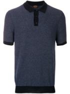 Tod's Contrast Collar Polo Shirt - Blue