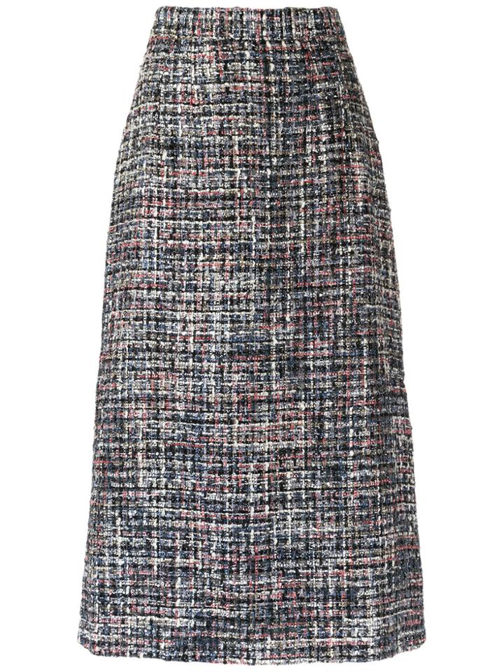 Olympiah Tweed Midi Skirt - Multicolour