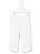 Familiar - Hem Detail Trousers - Kids - Cotton/nylon/polyurethane - 3 Yrs, White