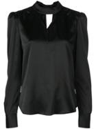 Veronica Beard Cut-out Detailed Blouse - Black