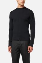 Ami Alexandre Mattiussi - Oversized Crew Neck Sweater - Men - Wool - S, Black, Wool