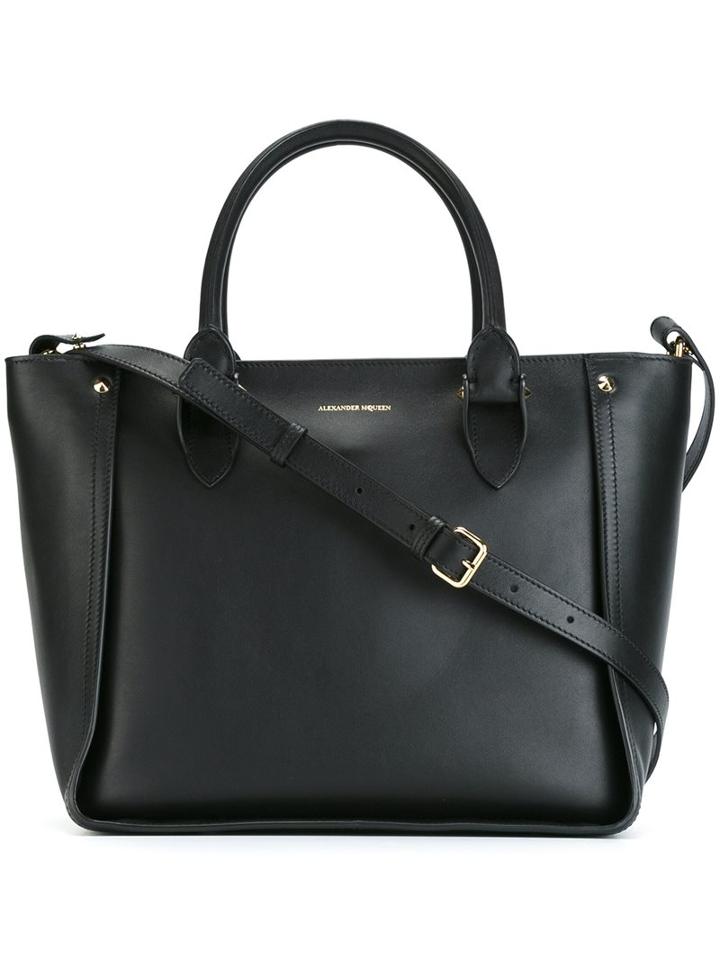 Alexander Mcqueen 'inside Out' Tote, Women's, Black