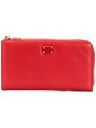 Dolce & Gabbana Zipped Dauphine Wallet - Red