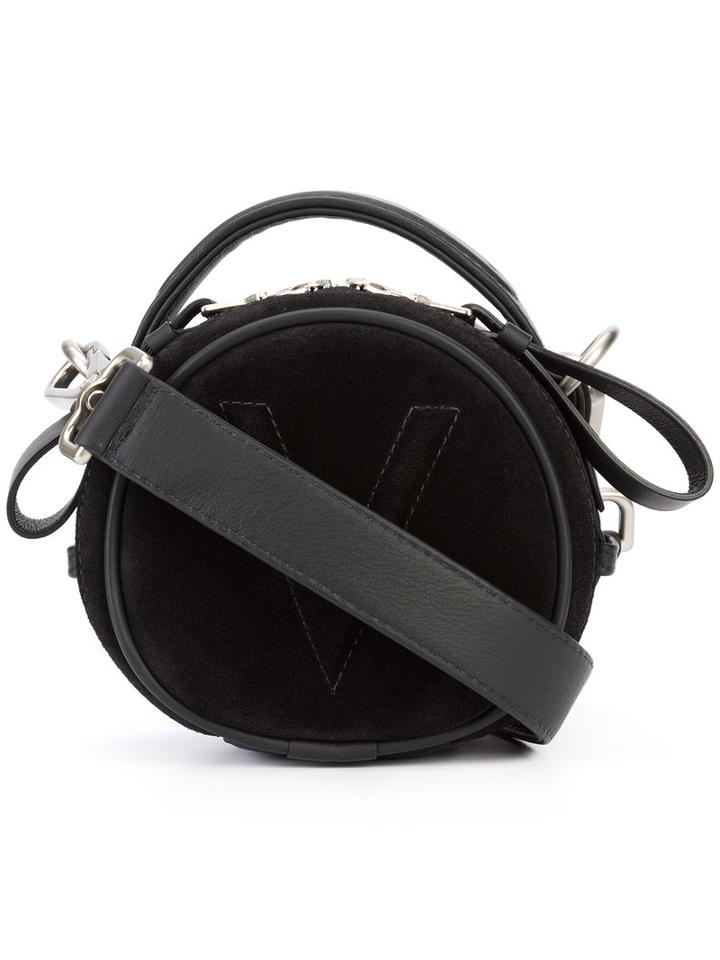 Valas - Micro Jean Bag - Women - Leather/suede - One Size, Black, Leather/suede