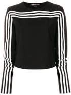 Y-3 Elongated Sleeve Track Stripe Top - Black