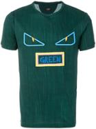 Fendi Appliqué T-shirt - Green