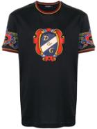 Dolce & Gabbana Heraldic Printed T-shirt - Black