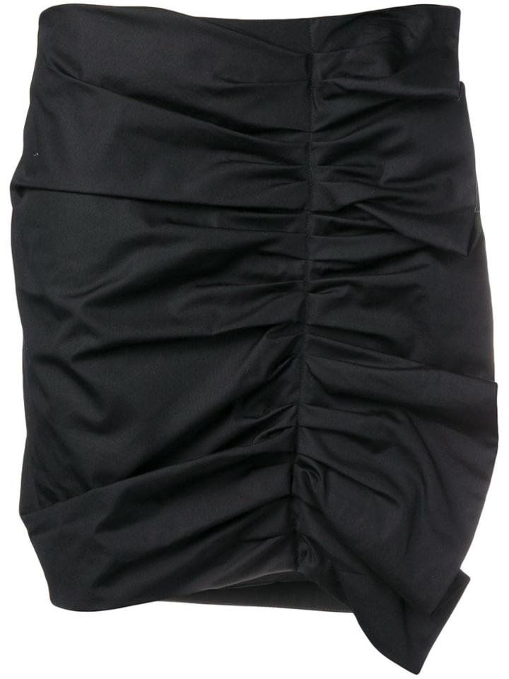 Victoria Victoria Beckham Ruched Mini Skirt - Black