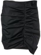 Victoria Victoria Beckham Ruched Mini Skirt - Black