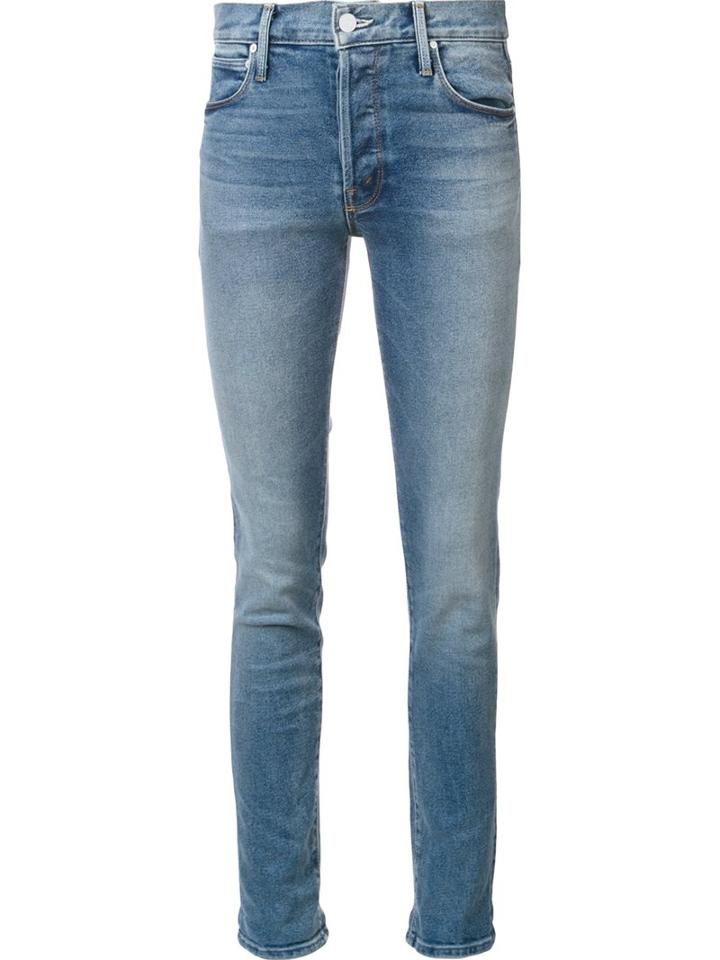 Mother Skinny Jeans, Women's, Size: 26, Blue, Cotton/spandex/elastane