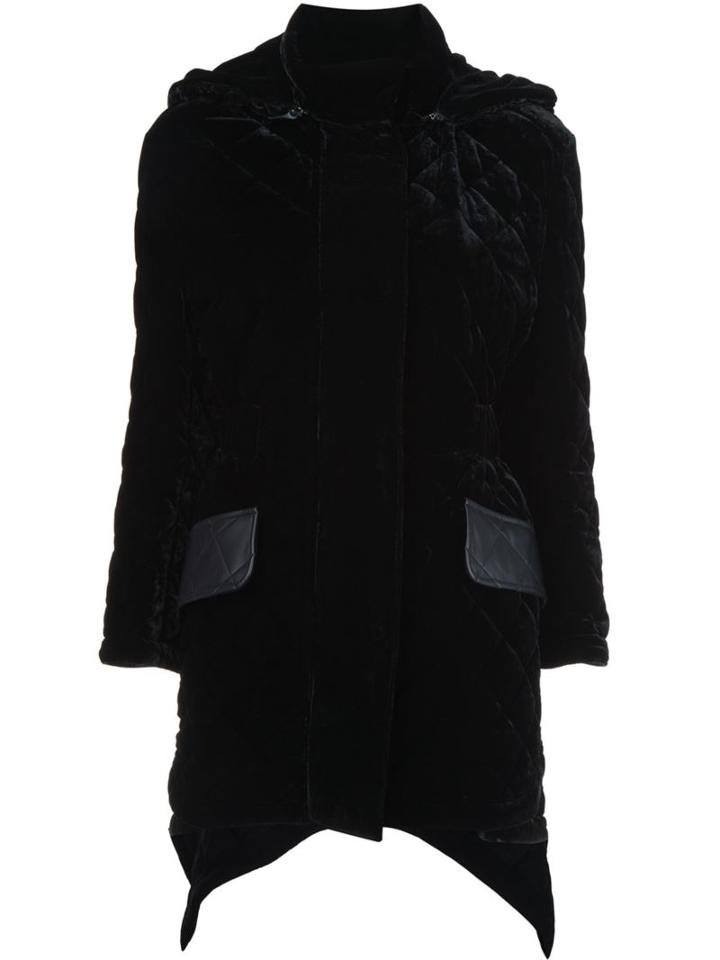 Fendi Quilted Velvet Coat