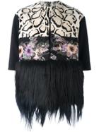 Antonio Marras Fur Hem Jacket - Black