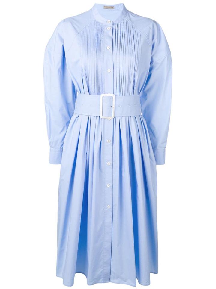 Bottega Veneta Belted Dress - Blue
