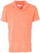 Orlebar Brown Terry Cloth Polo Shirt - Orange