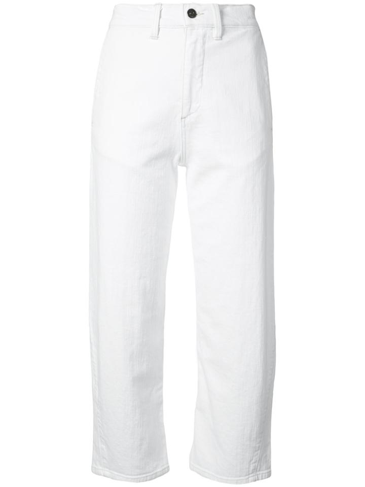 Vince High-rise Utility Trousers - White