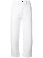 Vince High-rise Utility Trousers - White
