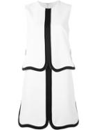 Victoria Beckham Wavy Hem Shift Dress