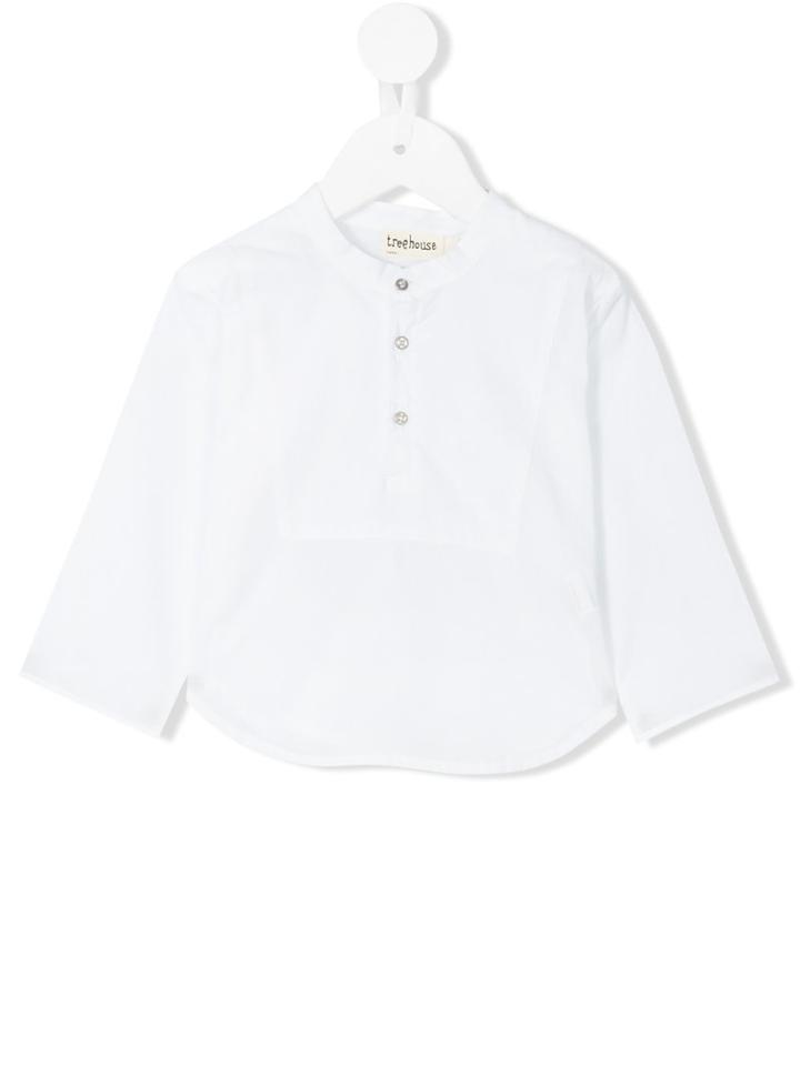 Tree House - Granddad Collar Shirt - Kids - Cotton - 24 Mth, White