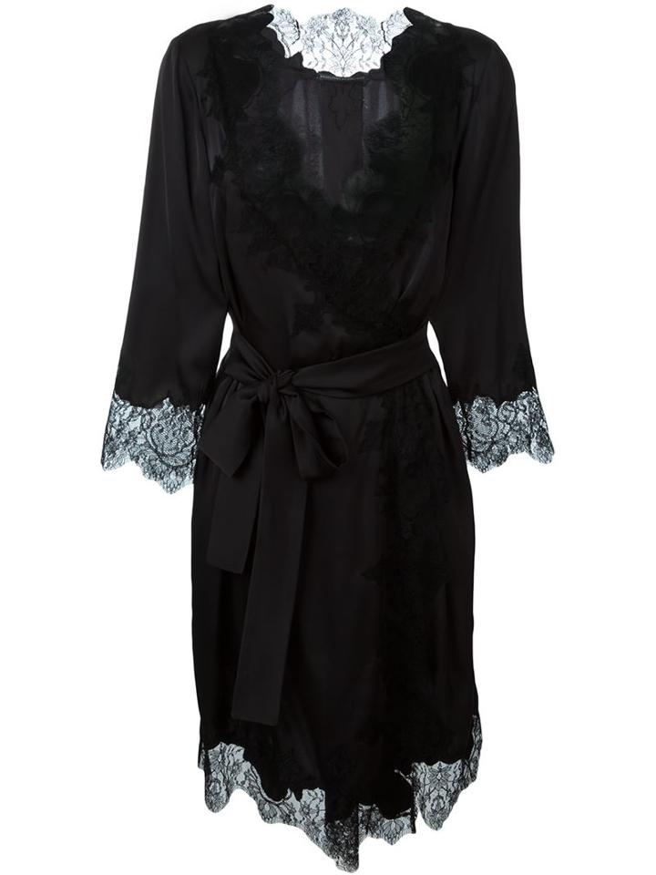 Ermanno Scervino Lace Detail Wrap Dress