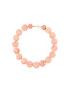 Katheleys Pre-owned 1980's Chinese Beads Necklace - Pink