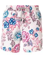 Etro Floral Print Swim Shorts - Pink