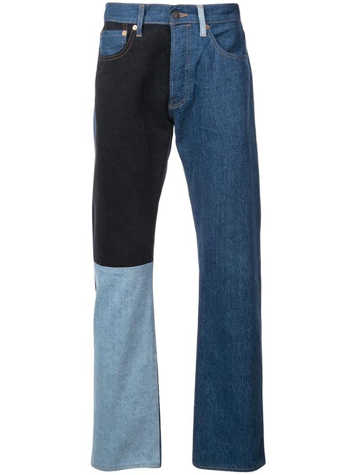 Gosha Rubchinskiy Gosha Rubchinskiy X Levis Patchwork Jeans - Blue