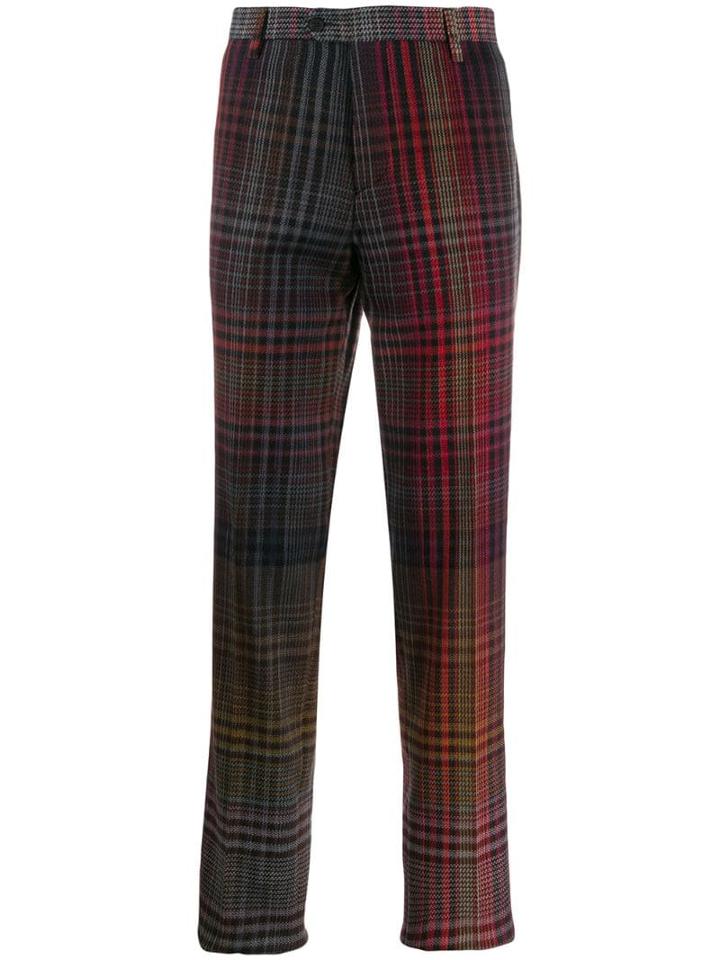 Missoni Checked Tailored Trousers - Black