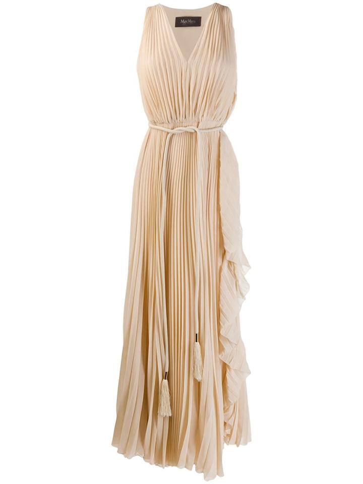 Max Mara Draped Gown - Neutrals