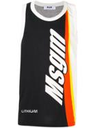 Msgm Classic Brand Top - Black
