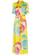 All Things Mochi Parisha Collared Maxi Dress - Yellow