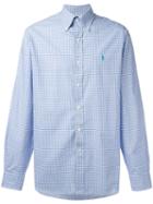 Polo Ralph Lauren Checked Shirt, Men's, Size: 17, Blue, Cotton