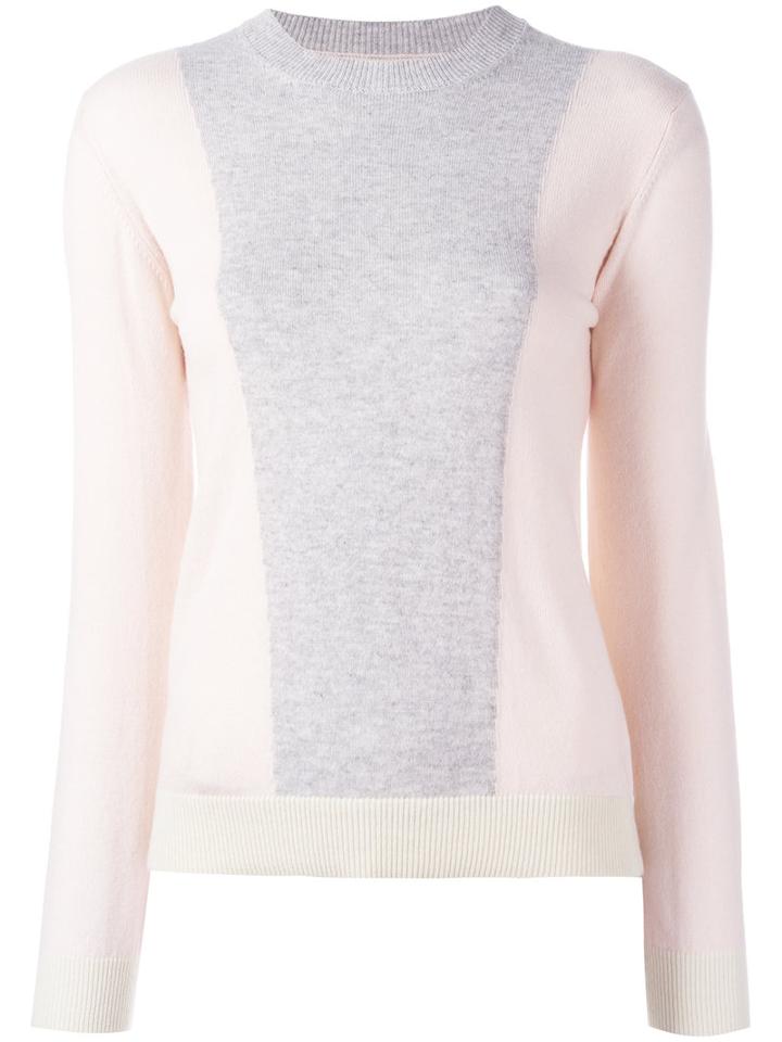 Chinti And Parker Colour Block Jumper, Size: Medium, Grey, Cashmere