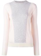 Chinti And Parker Colour Block Jumper, Size: Medium, Grey, Cashmere