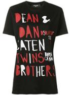 Dsquared2 Caten Twins Print T-shirt - Black