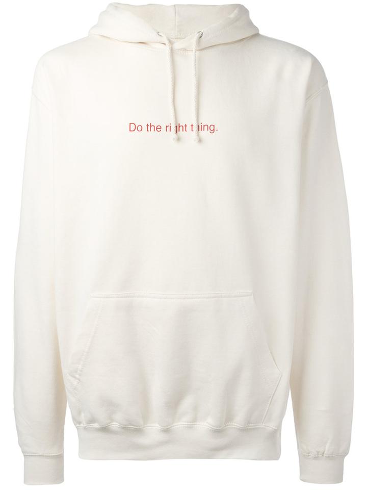 F.a.m.t. - Do The Right Thing Sweatshirt - Unisex - Cotton/polyester - M, Nude/neutrals, Cotton/polyester