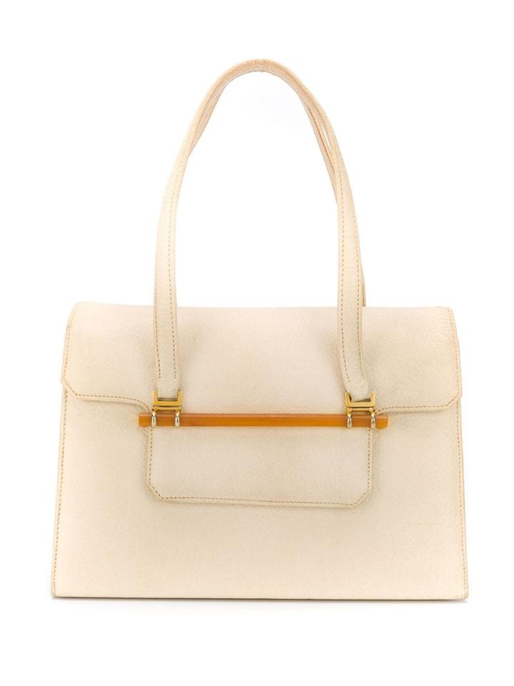 Gucci Pre-owned '1950s Square Tote - Neutrals
