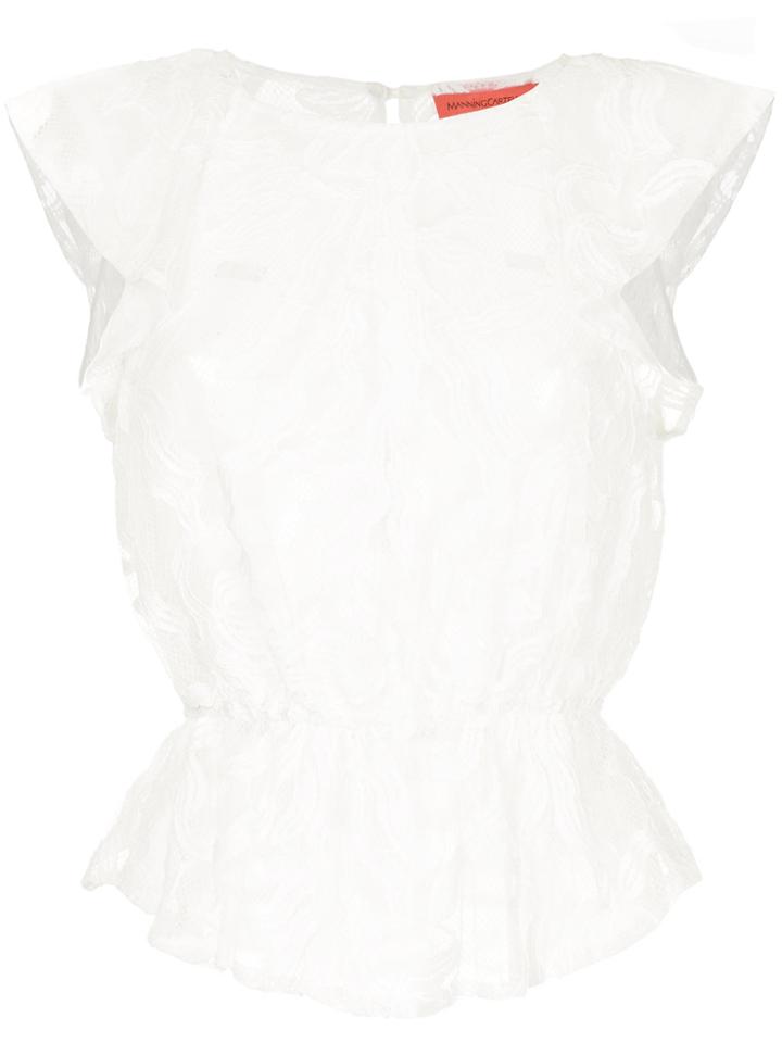Manning Cartell Lace Embroidered Blouse - White