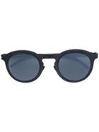 Mykita Studio 22 Shiny Round Sunglasses - Black