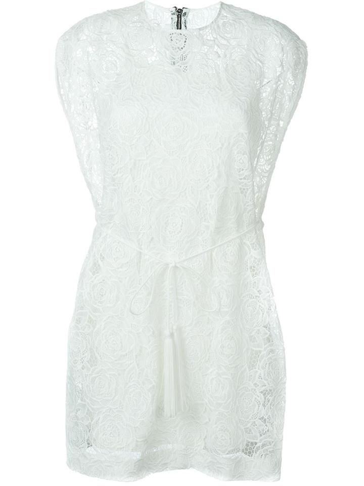 Mcq Alexander Mcqueen Floral Guipure Lace Dress