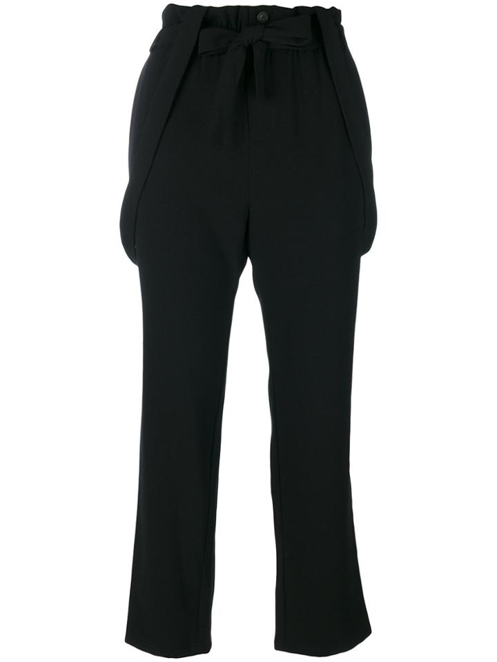 Vanessa Bruno Athé Cropped Tailored Trousers - Black