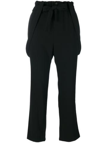 Vanessa Bruno Athé Cropped Tailored Trousers - Black