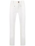 Andrea Bogosian Pomodoro Cropped Trousers - White