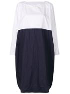 Daniela Gregis Colour Block Balloon Dress - Blue