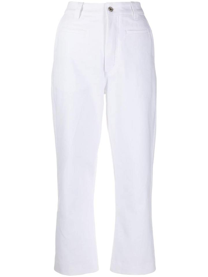 Loewe Cropped Jeans - White
