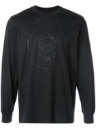 Supreme Embroidered Crest Long T-shirt - Black